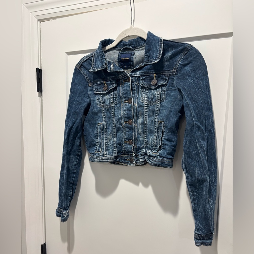 Stylish Blue Denim Jacket for Women Size Small